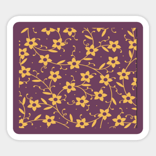 Distracted Flower Sticker